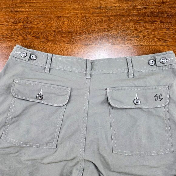 Clothing Arts Pant Sz 8 Pick Pocket Proof P-Cubed Cargo Purple Snap Hybrid - Picture 16 of 16